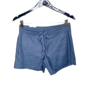 Level 99 drawstring linen blue shorts. Size 25